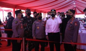 Jelang HUT bayangkara-vaksinasi massal