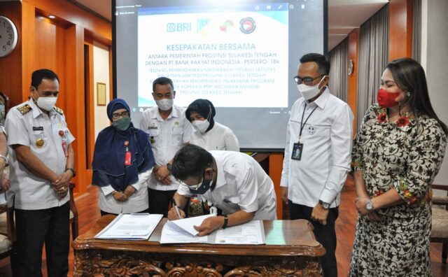 Gubernur MoU bersama BRI