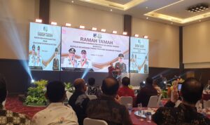 Kajati Sulawesi Tengah Nuzul Rahmat, SH, MH dalam acara ramah tamah pemprov Sulteng