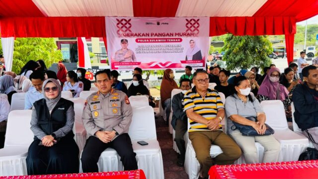 Gerakan Pangan Murah Polda Sulteng