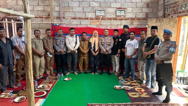 Polda Sulteng dan PT MSS Kunjungi Keluarga MR