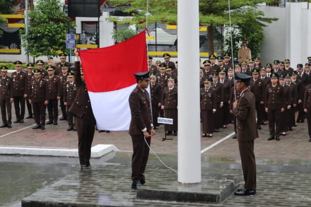 Kejati Sulteng Gelar Upacara HUT RI ke-80