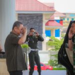 silaturahmi Pangdam XIII/Pattimura Wilayah (PW), Mayjen TNI Jonathan Binsar Parluhutan Sianipar di Kejati Sulteng