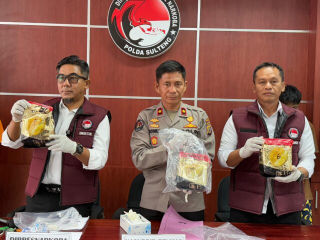 Polda Sulteng Gagalkan Peredaran Narkotika di Kota Palu