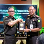 Kunjungan kerja kajati Sulteng N. Rahmat di Kejari Parigi Moutong