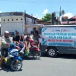 Gerakan Pangan Murah di Polres Parimo Sulteng