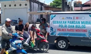Gerakan Pangan Murah di Polres Parimo Sulteng