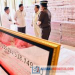 penyerahan uang pengganti kerugian negara sebesar Rp13,25 triliun dalam perkara tindak pidana korupsi pemberian fasilitas ekspor Crude Palm Oil (CPO) dan turunannya