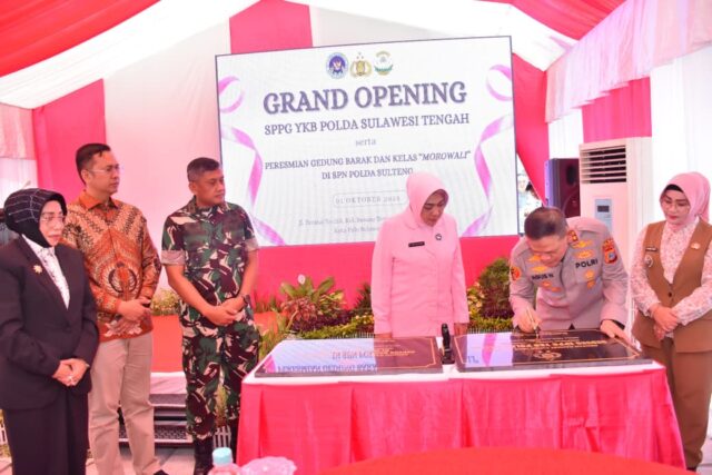 Kapolda Resmikan Gedung SPPG YKB