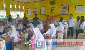 Penyaluran Makanan Bergizi Gratis di Desa Siavu