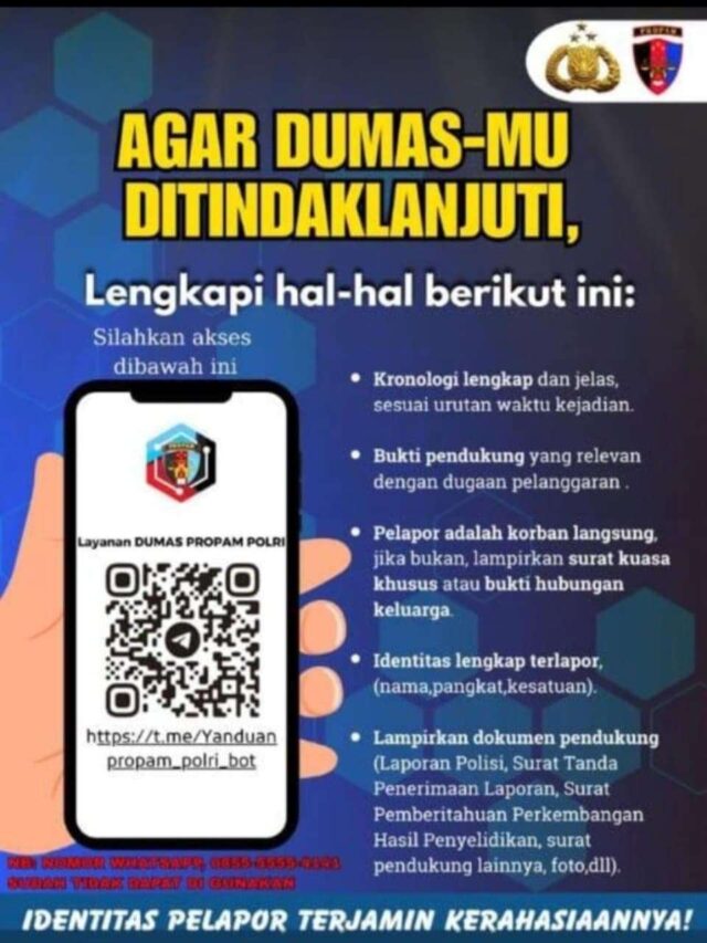 Layanan Dumas, Lapor Polisi nakal