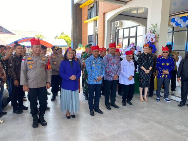 Kaops Madago Raya Dampingi Gubernur Sulteng Resmikan Gedung Baru Sinode GKST di Poso