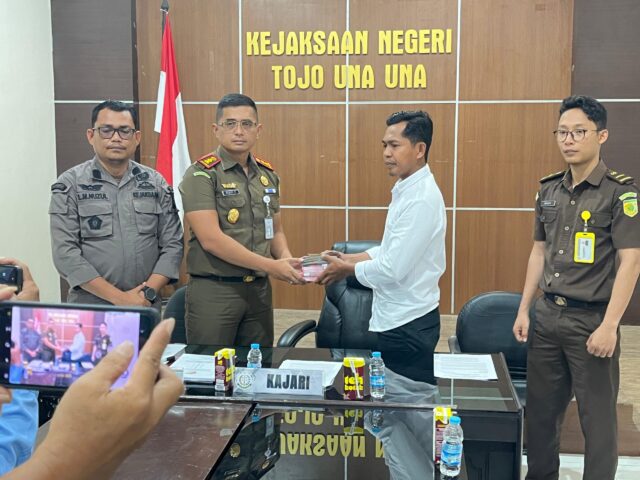 Kejari Touna Kembalikan Kerugian Negara dari Penyalahgunaan Dana Desa Kolami