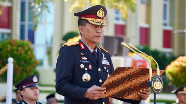 Peringatan Hari Sumpah Pemuda ke-97 Tahun 2025 berlangsung khidmat di Lapangan Mapolda Sulawesi Tengah, Selasa (28/10/2025).