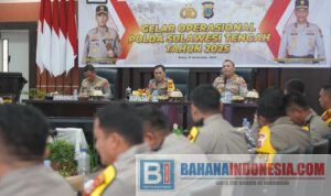 Polda Sulteng laksanaan Gelar Operasional (GO) Tahun 2025.