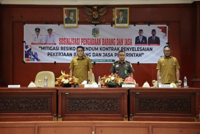 Bupati Parimo Apresiasi Sosialisasi Mitigasi Risiko Adendum Kontrak Pengadaan Barang dan Jasa