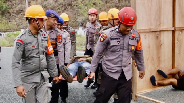 Polda Sulteng Perkuat Sinergi Lintas Instansi dalam Simulasi Penanganan Bencana dan Konflik