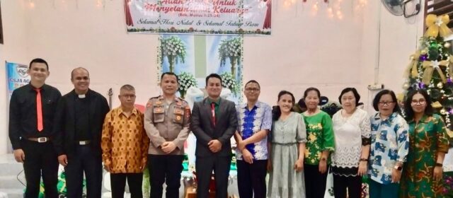 Lewat Ibadah Natal, Rohaniawan Kamtibmas Ops Madago Raya Ajak Jemaat GSJA Jaga Kerukunan