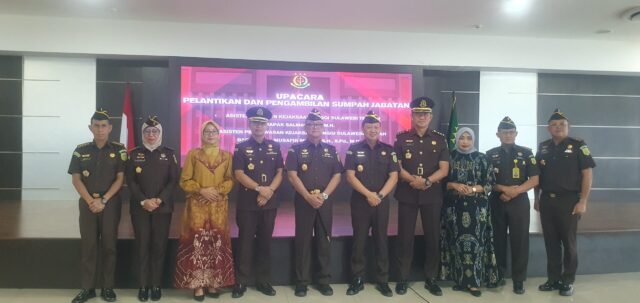 Suasana Kekeluargaan Warnai Pengenalan Asintel dan Aswas Baru Kejati Sulteng