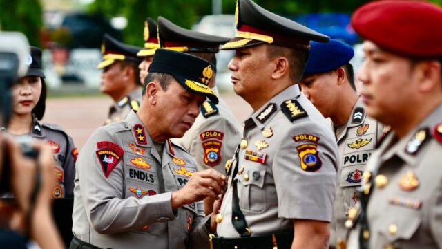 Kapolda Sulteng Pimpin Sertijab 7 Pejabat Utama hingga 3 Kapolres, Ini Daftarnya