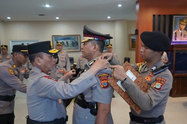 Kapolda Sulteng Pimpin Pelantikan Jabatan Kapolresta Palu