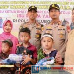 Sunatan Massal Warnai Kunker Kapolres Touna di Polsek Ulubongka, Camat Apresiasi Warga Terbantu